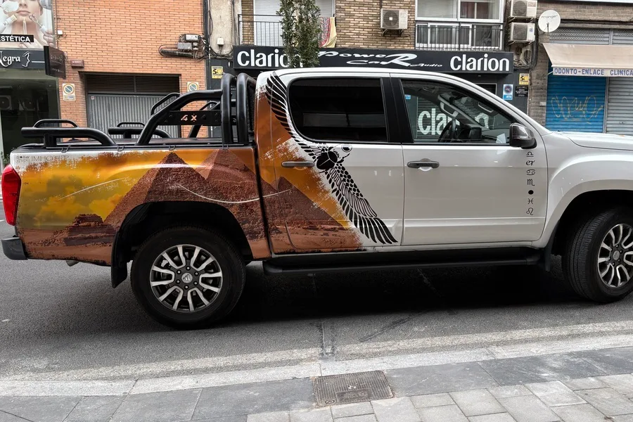 Pick up rotulado lateral DERECHO